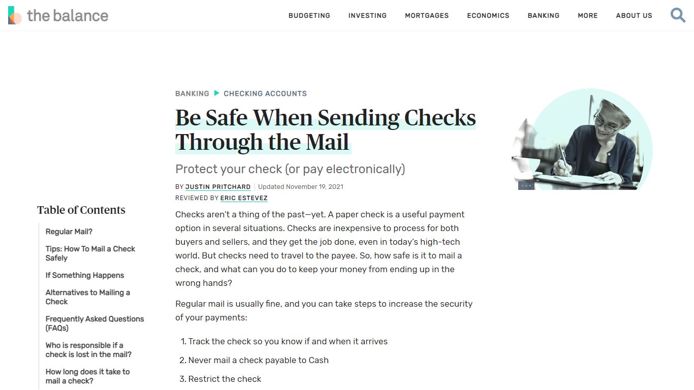 How To Mail Checks Safely and Other Ways To Pay - The Balance